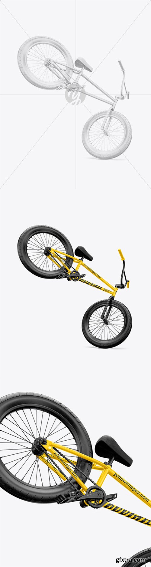 BMX Bicycle Mockup - Right Side View 65230 BMX Bicycle Mockup - Right Side View 65230