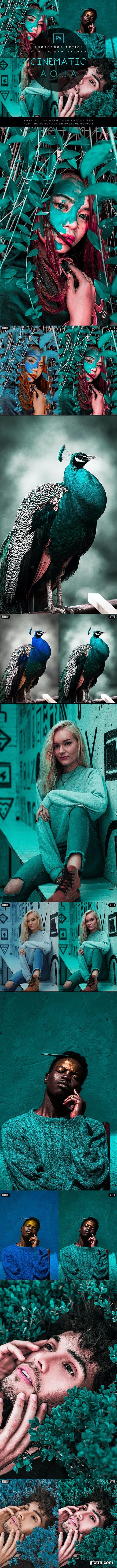 GraphicRiver - Cinematic Aqua - Photoshop Action 28280558