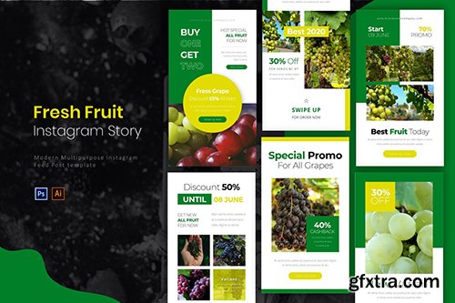 Fresh Fruit | Instagram Story