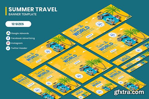 Traving World Banner Template
