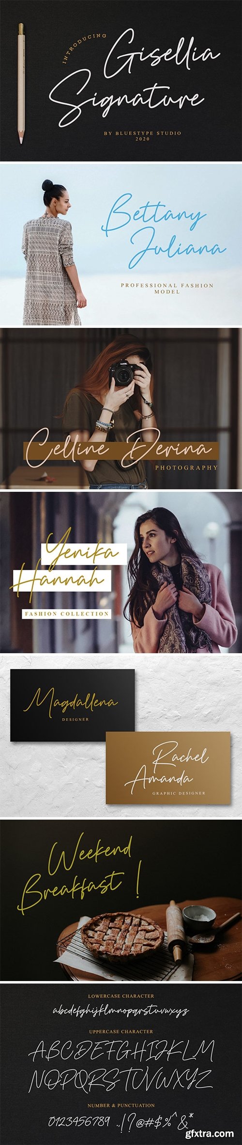 Gisellia Signature Font