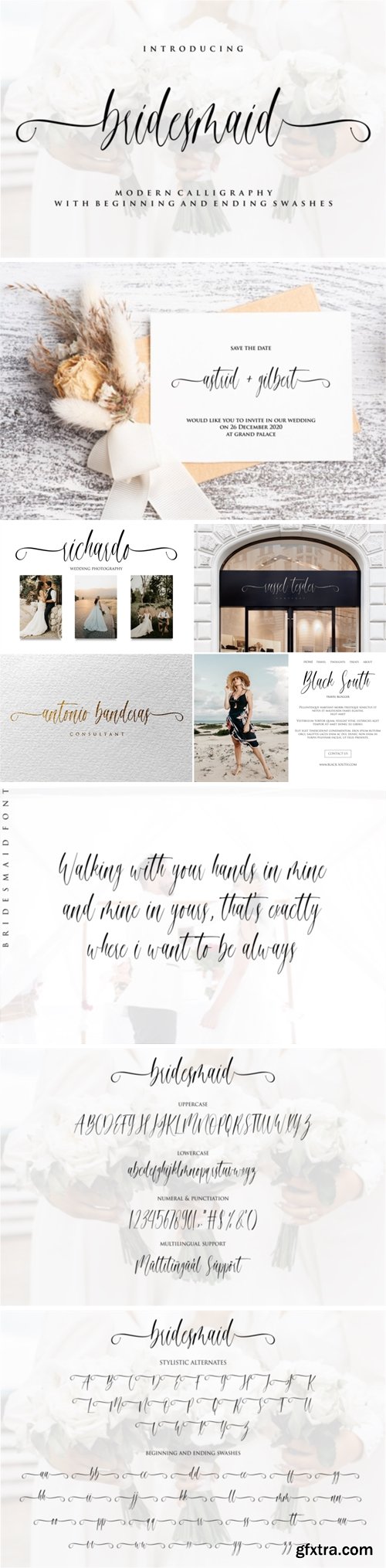 Bridesmaid Font