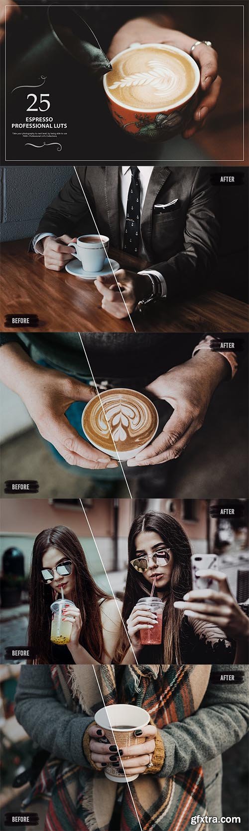 25 Espresso LUTs (Look Up Tables)