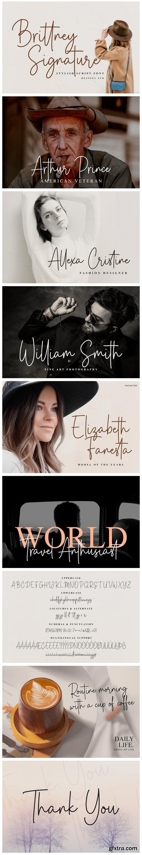 Brittney Signature Font