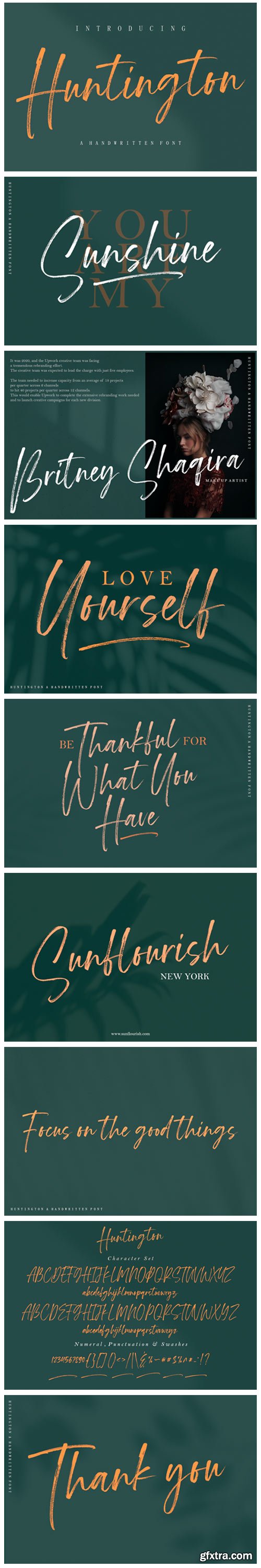 Huntington Font