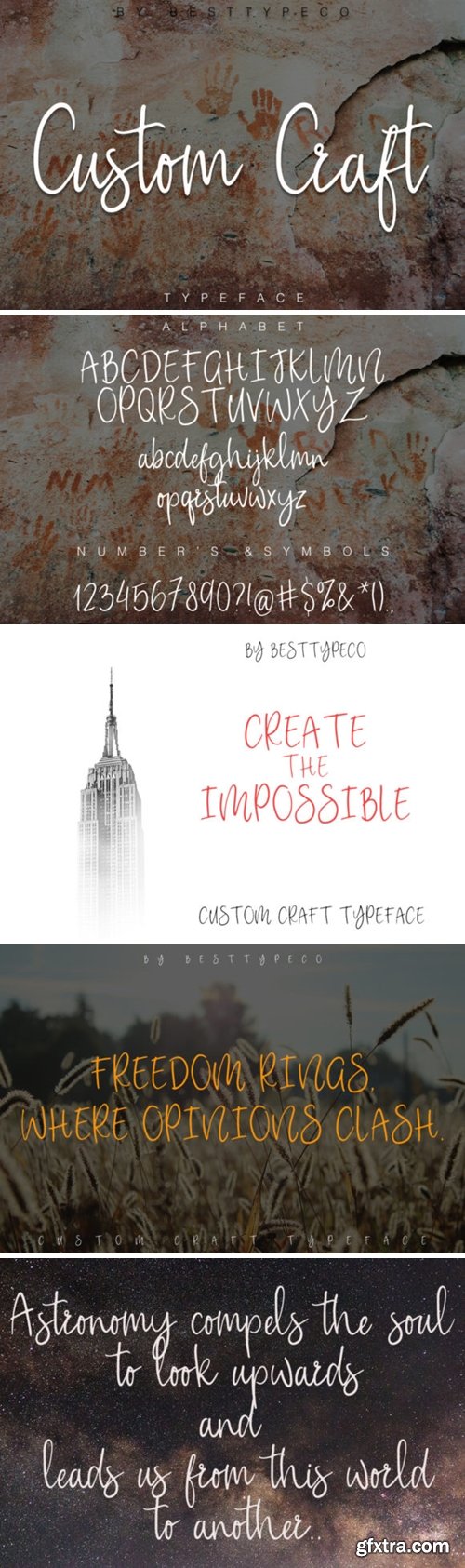 Custom Craft Font