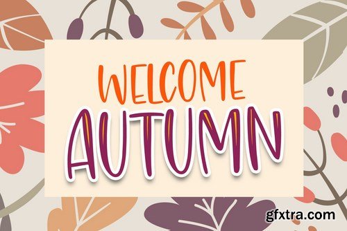 Autumn Sunset - Handwritten Font Duo