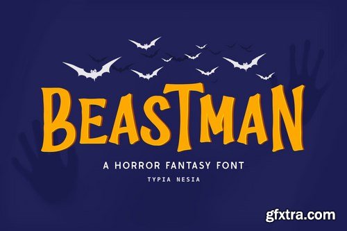 Beastman - Fantasy Horror Font