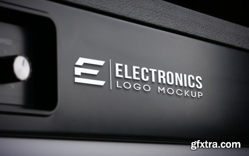 3D logo mockup
