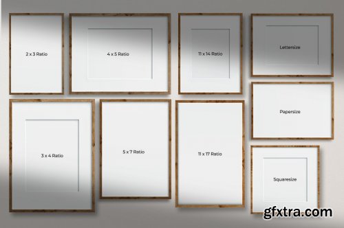 CreativeMarket - Frame Mockup Kit 5124901