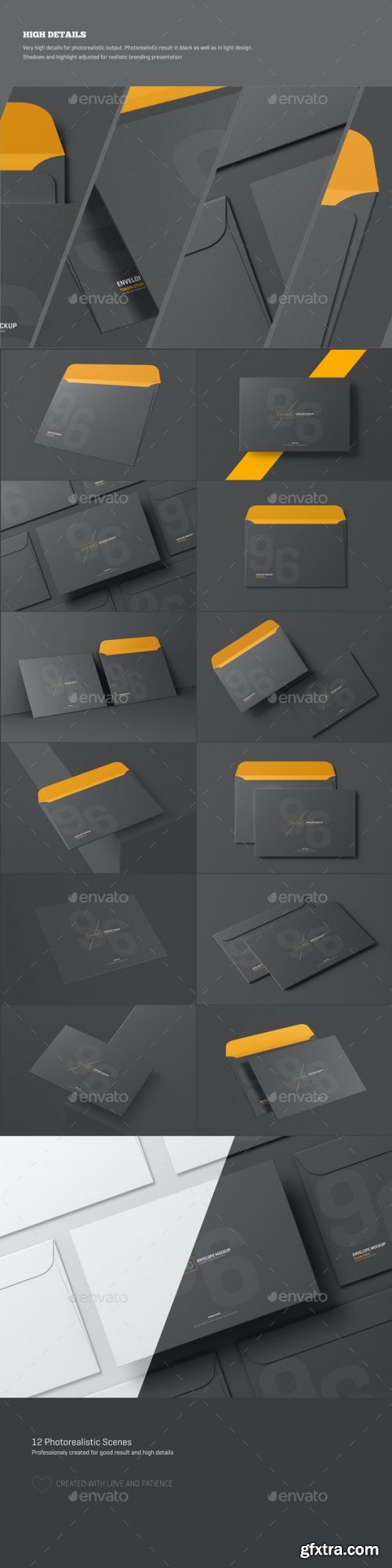 GraphicRiver - Envelope Mockup - 6x9 Inch 25956433