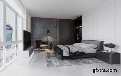 Bedroom Scene By Yong Guang Ruan