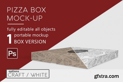 Pizza box mockup