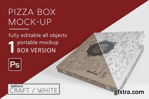 Pizza box mockup