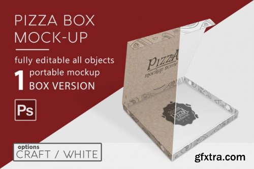 Pizza box mockup