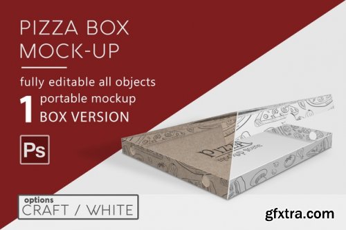 Pizza box mockup