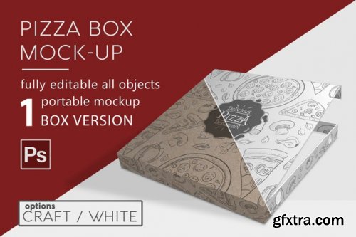 Pizza box mockup