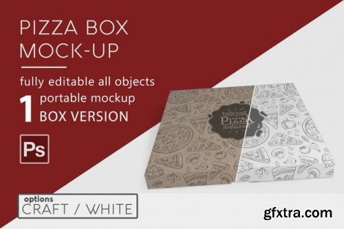 Pizza box mockup