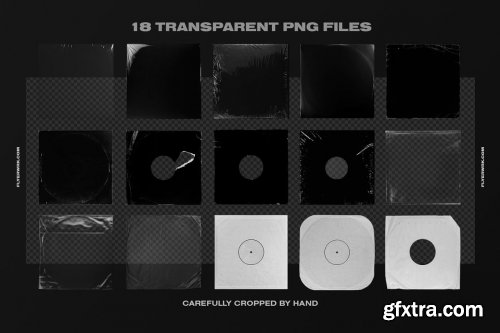 CreativeMarket - Retro Vinyl Record Mockup 4383563