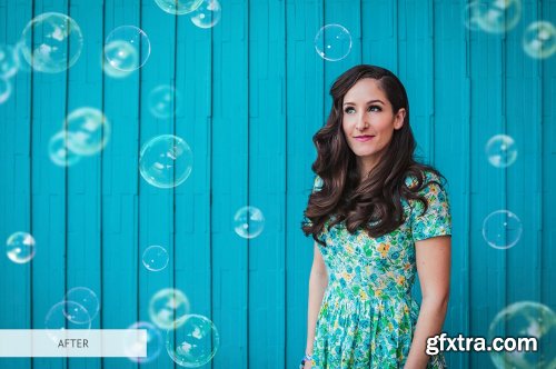 CreativeMarket - Bubbles Overlays Photoshop 4942673
