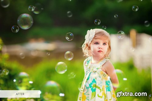 CreativeMarket - Bubbles Overlays Photoshop 4942673