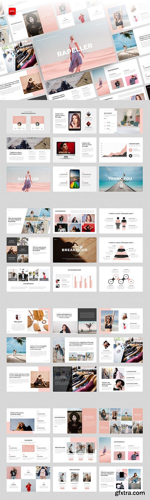 Rapeller-Fashion PowerPoint, Keynote and Google Slides Template