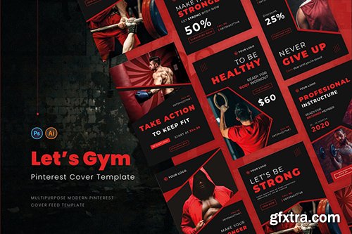 Lets Gym Pinterest Cover