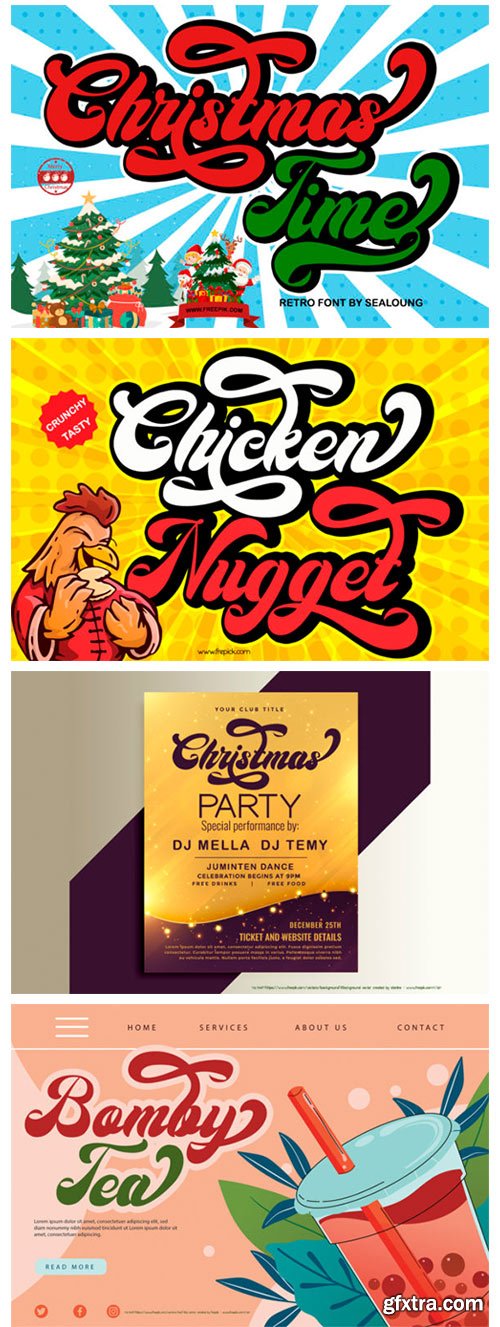 Christmas Time Font Christmas Time Font