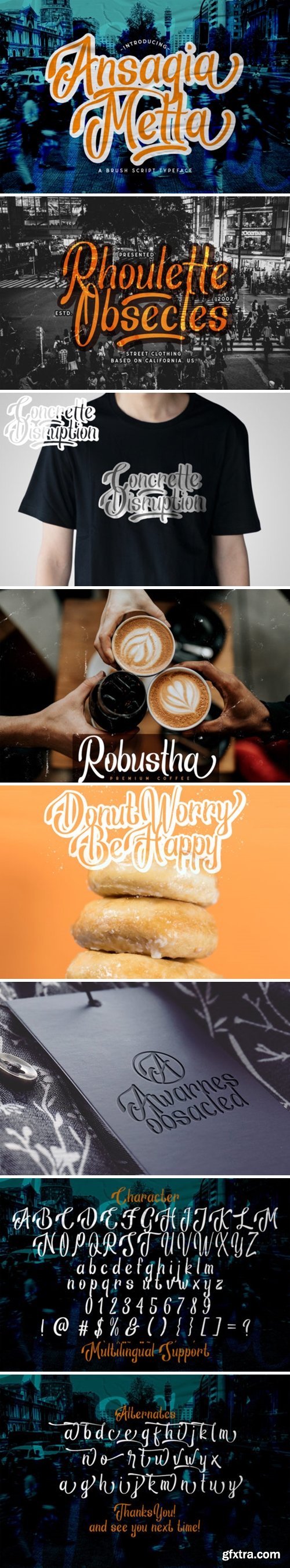 Ansagia Metta Font