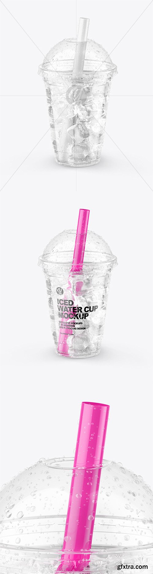 Iced Water Cup Mockup 64946
