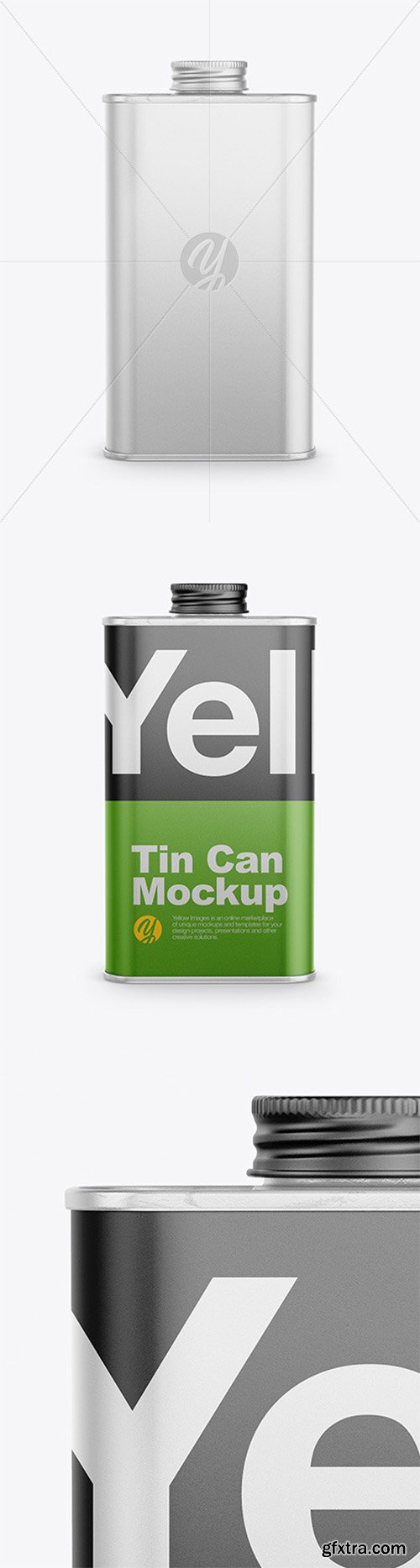 Metallic Tin Can Mockup 65032 Metallic Tin Can Mockup 65032
