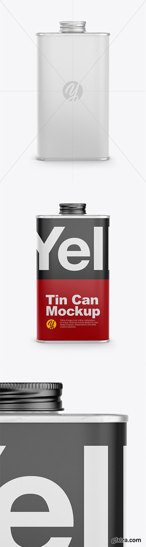 Matte Tin Can Mockup 65009 Matte Tin Can Mockup 65009