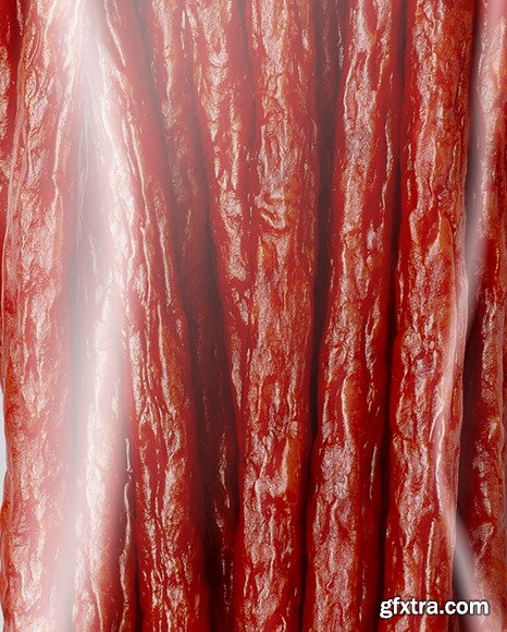 Plastic Bag With Chili Kabanos Sausage mockup 56709