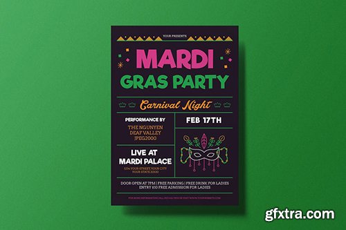 Mardi Gras Flyer