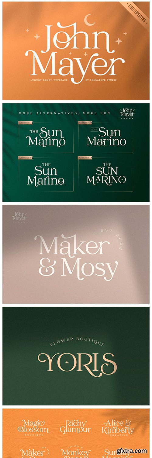 CM - John Mayer - Fancy Ligature Font 4901368 CM - John Mayer - Fancy Ligature Font 4901368