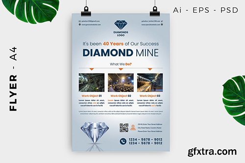 Diamond / Jewelry / Accessories Flyer Design