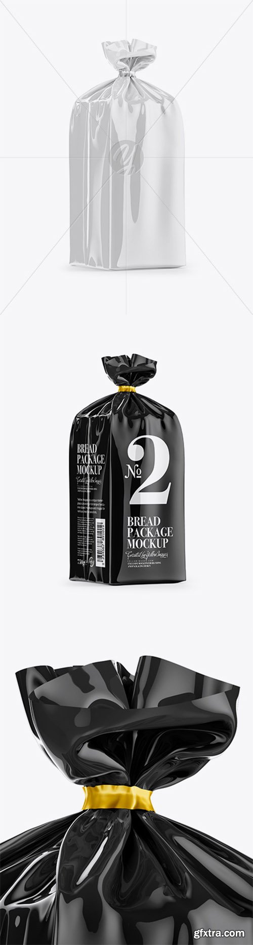 Download Glossy Bread Package With Clip Mockup - Half Side View 29484 » GFxtra