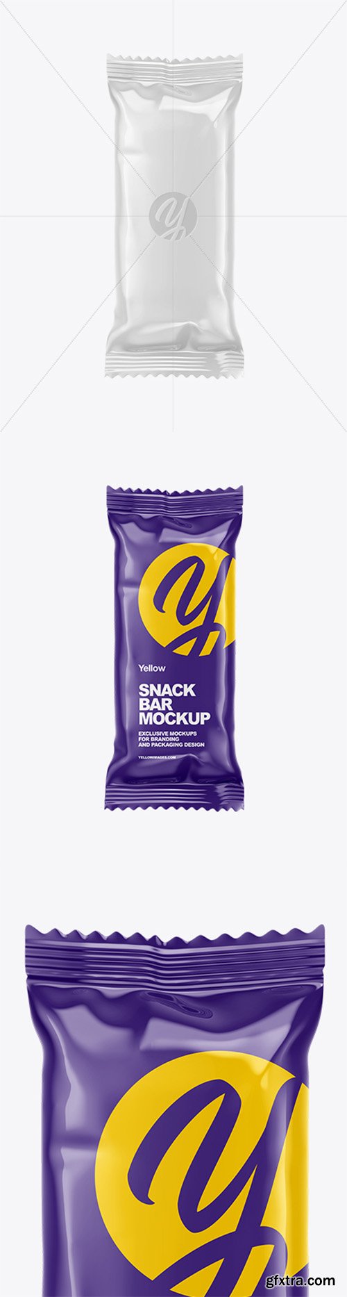 Glossy Snack Bar Mockup 43941 Glossy Snack Bar Mockup 43941