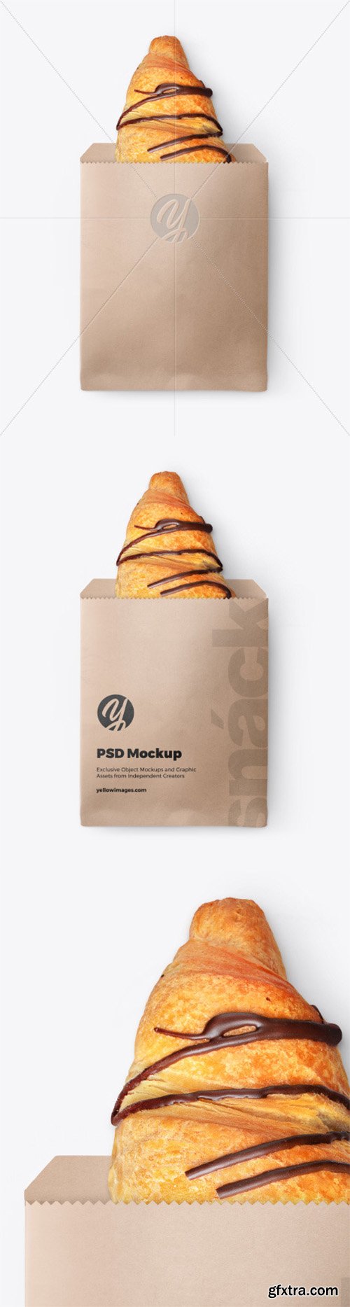 Download Kraft Lunch Box Paper Sleeve Psd