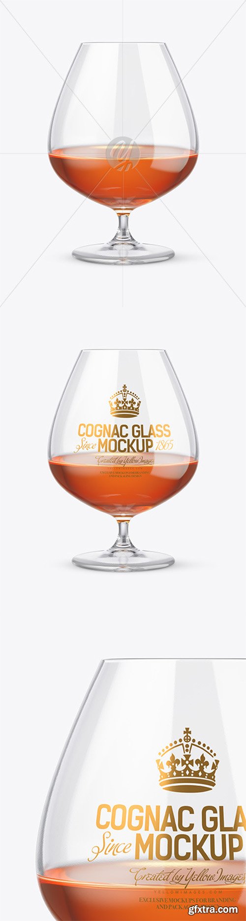 Cognac Glass Mockup 52677 Cognac Glass Mockup 52677