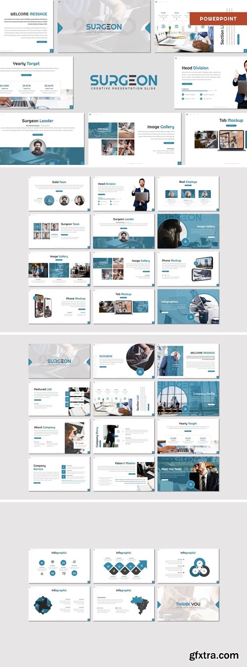 Surgeon - Business Powerpoint, Keynote and Google Slides Templates