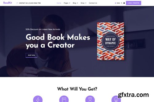 ThemeForest - ReadKit v1.0 - Book Elementor Template Kit - 28409340 ThemeForest - ReadKit v1.0 - Book Elementor Template Kit - 28409340