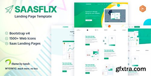 ThemeForest - Saasflix v1.0 - SaaS Software Landing Page Template (Update: 25 May 20) - 26565151