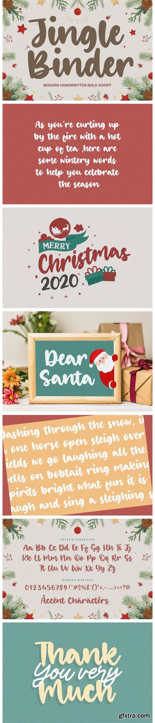 Jingle Binder Font