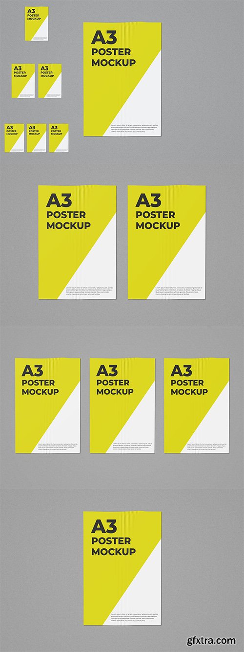 A3 Poster Mockup A3 Poster Mockup