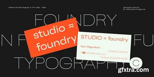 Belfast Grotesk Font Family