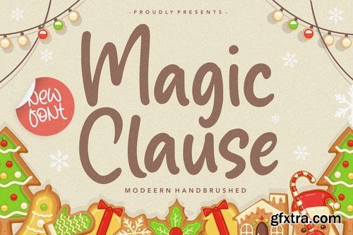 Magic Clause Hand Brush Font
