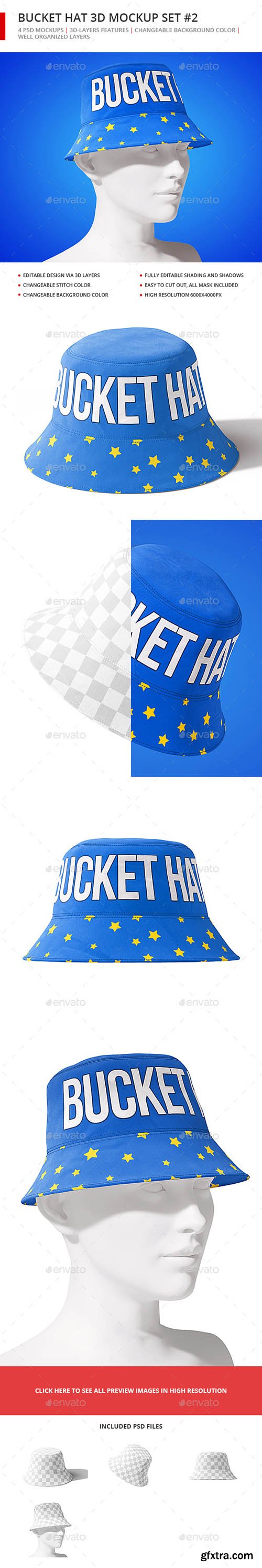 GraphicRiver - Bucket Hat Mockup 2 28468683