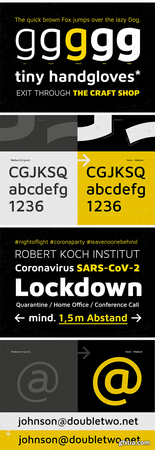 XXII Aven Font Family