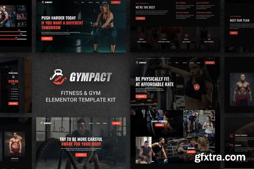 ThemeForest - Gympact v1.0 - Fitness & Gym Elementor Template Kit - 28822288